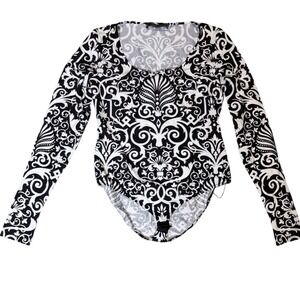 Versace Limited Edition Baroque Mesh Top | Authenticated NFC | Made in Italy